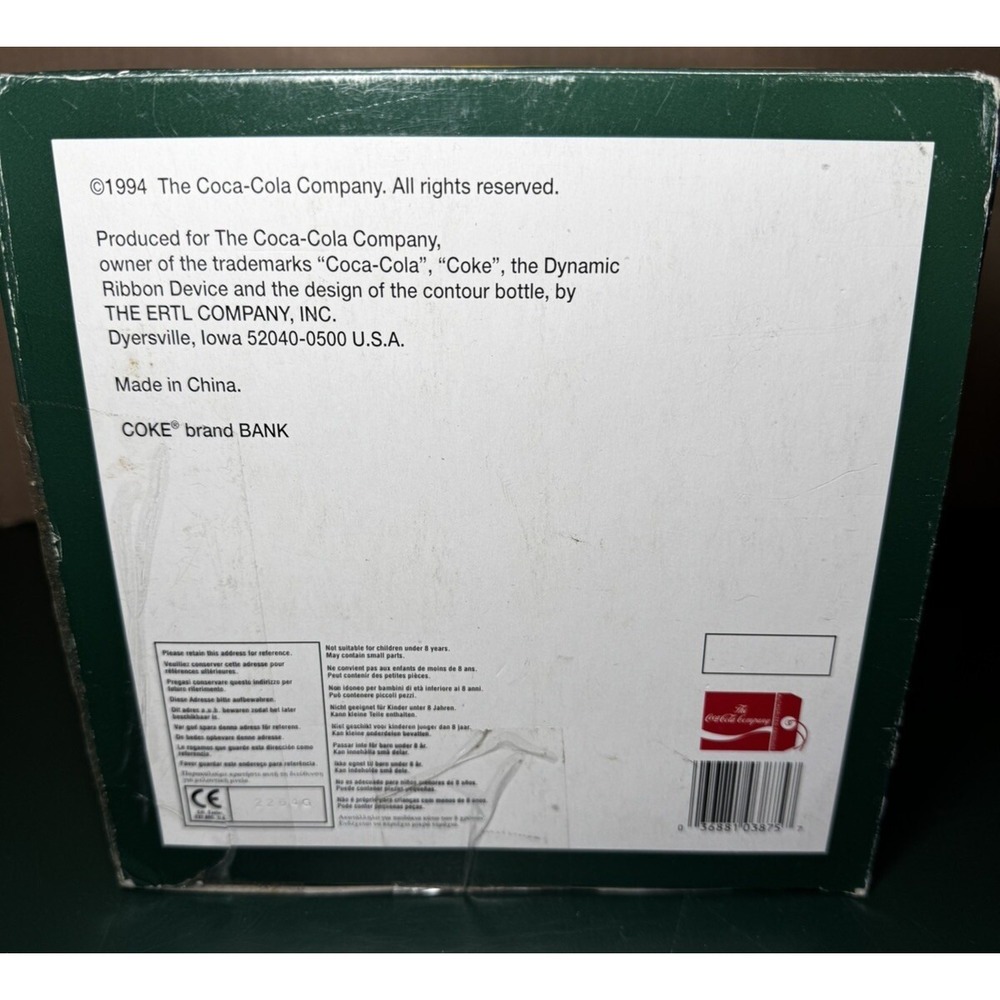 Coca‎ Cola Santa Claus Mechanical Bank 2nd in Series By ERTL 1994 - Picture 9 of 9